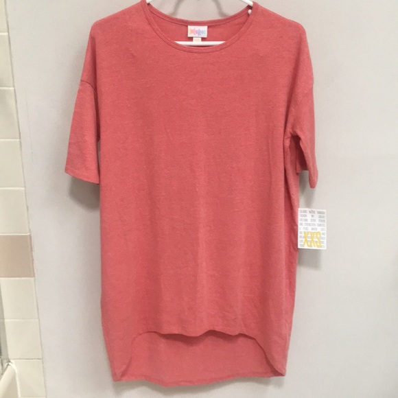 NWT! LuLaRoe XXS Melon Colored Irma\ Tunic Length - Picture 8 of 8